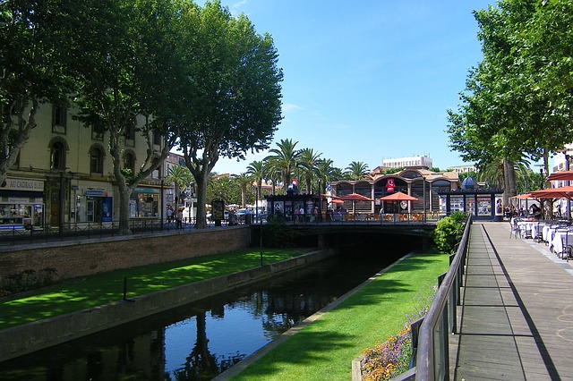 Les quais de Perpignan