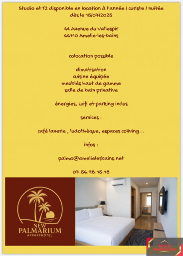 appartement à louer Amélie-les-bains-palalda